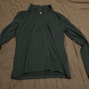 Men’s Alo Forest Green Quarter-Zip Men’s Medium